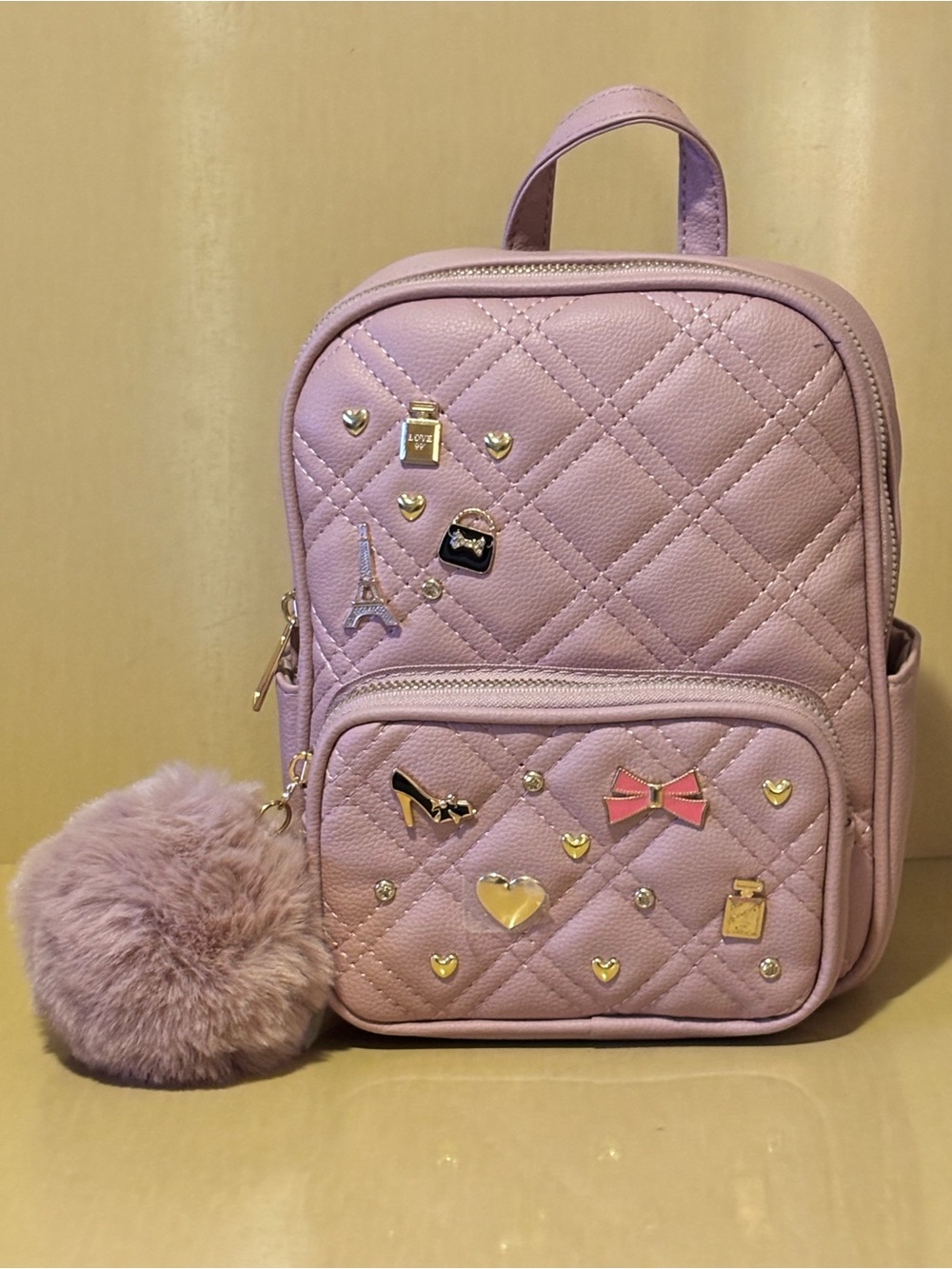 Under1Sky Pink Mini Backpack/Crossbody